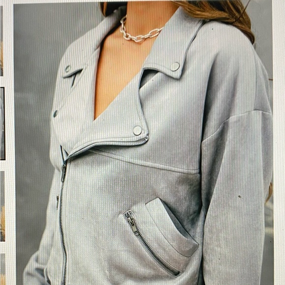 My Ride or Die Faux Suede Moto Jacket - Picture 5 of 6